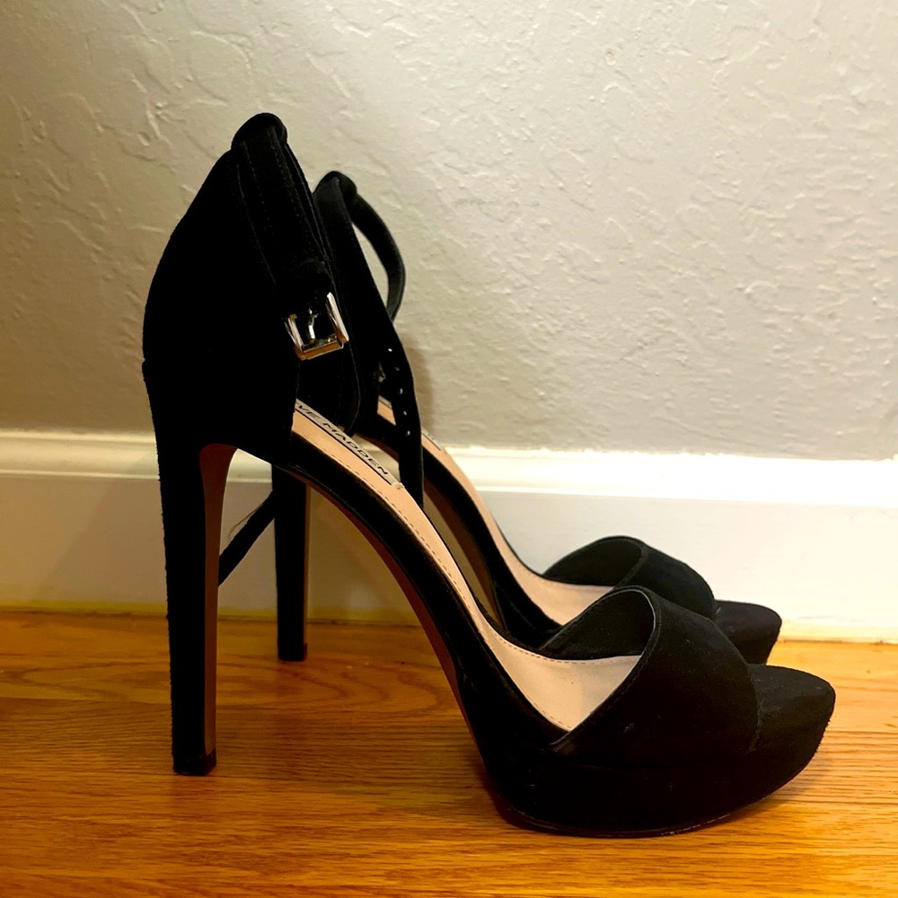 strappy heels!